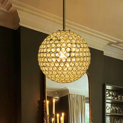 Luminaire suspendu sphère 1 lumière