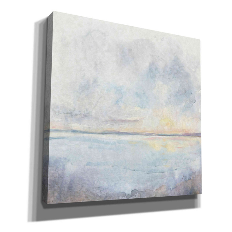 «Sea Mist I» par Tim O'toole, art mural sur toile, H 18 po x l 18 po x P 0,75 po