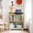 Babbi 91.6Cm W Peninsula Computer Desk with Hutch
