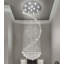 Lustre en cristal moderne Glam