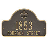 Lexy 2-Line Wall Address Plaque
