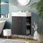 Meuble-lavabo 21,6 po avec lavabo en céramique-312684887