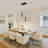 -light Dimmable Linear Led Pendant Modern Metal Design For Kitchen Island