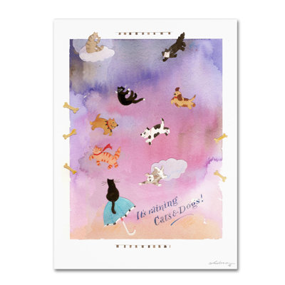 «Rains Cats and Dogs», art sur toile