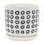 Ensemble de pots à fleurs en céramique avec motifs distinctifs pour un décor élégant