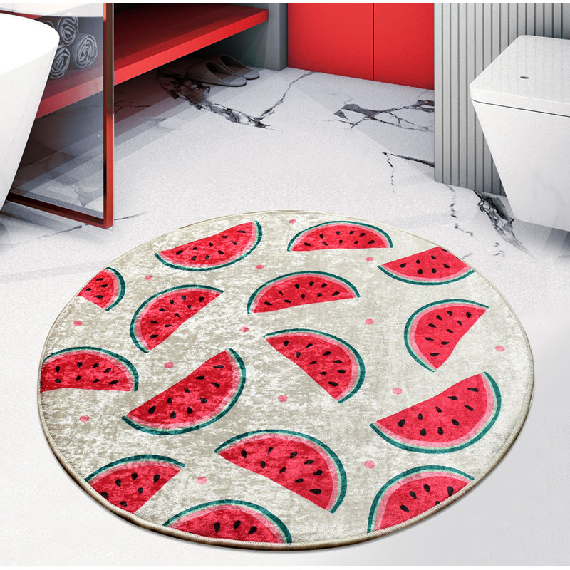 Round Omie Shag 100cm X 100cm Area Rug