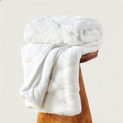 CloudNest Plush Faux Fur Throw Blanket