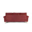 Canapé modulaire réversible en velours rouge paprika-1834522598