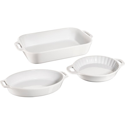 Staub Ceramics 3-piece Mixed Baking Dish Set