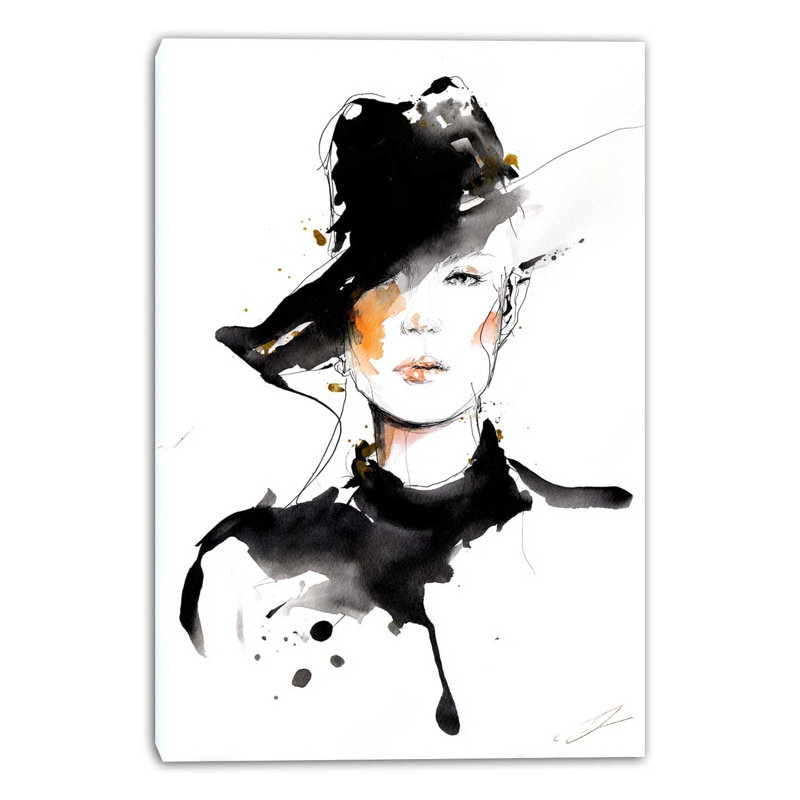 Art mural sur toile Midnight Brim, L 12 po x H 16 po x P 1 po