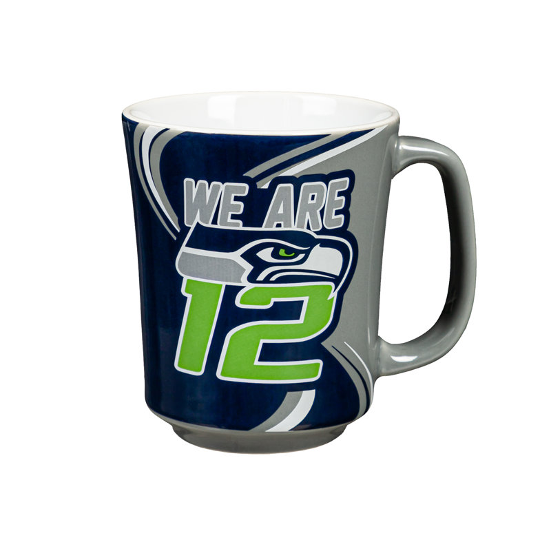 Jets de New York, céramique 14 oz avec boîte assortie, Seahawks de Seattle