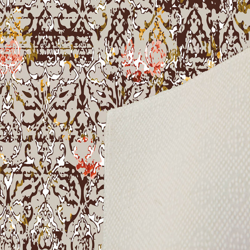 Soft Hall Carpet 2.6 x 4.9 Feet | 100% Polyester, 0.04 in Pile Height | Antibacterial, Non-Slip Underside | Woven with 3D Digital Printing | Machine Washable | Durable & Stylish for Entryways & Living Rooms