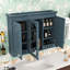 Armoire à pharmacie murale élégante avec tablettes réglables et motif ajouré-1139662372