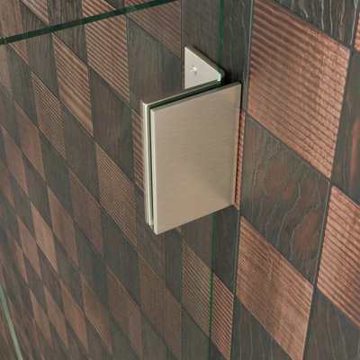 Brixwell GWMB90BN 3-1/2" Height Wall Mount Bracket Brushed Nickel Finish