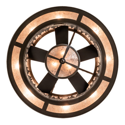 Elk At Dusk Downrod Ceiling Fan