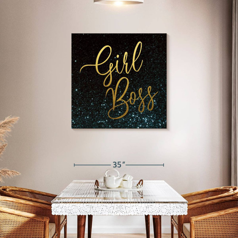 Tergel Glitter Girl Boss I, H 36 po x l 36 po