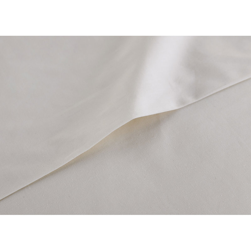 Bone Cotton Percale Full Deep Pocket Sheet Set