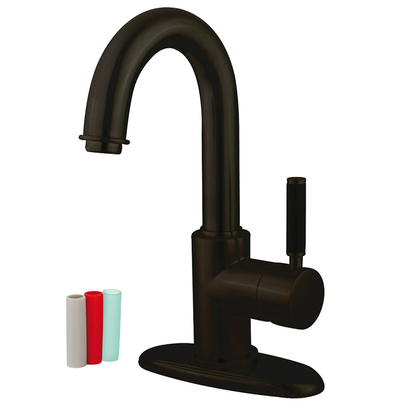 Vilbosch Bathroom Faucet with Push Pop-Up Drain, Oil Rubbed Bronze