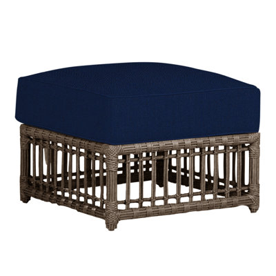 Newport Outdoor Ottoman with Cushion