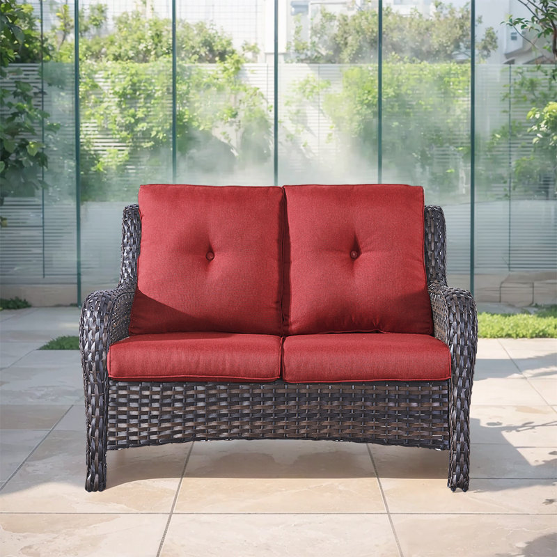 Bonia 51.18'' Wide, Brown, Red