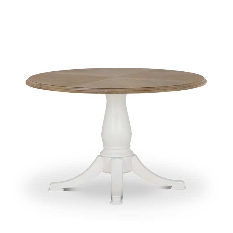 Cotswold Round Dining Table, Whitewash, Whitewash