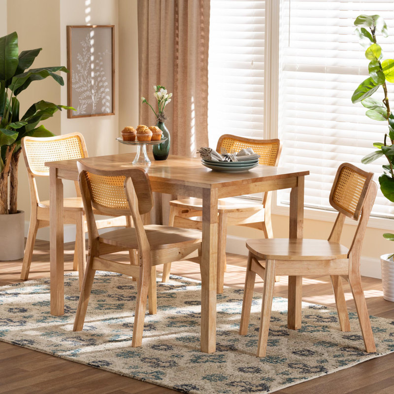 Breiona 4 - Person Four Leg Dining Set