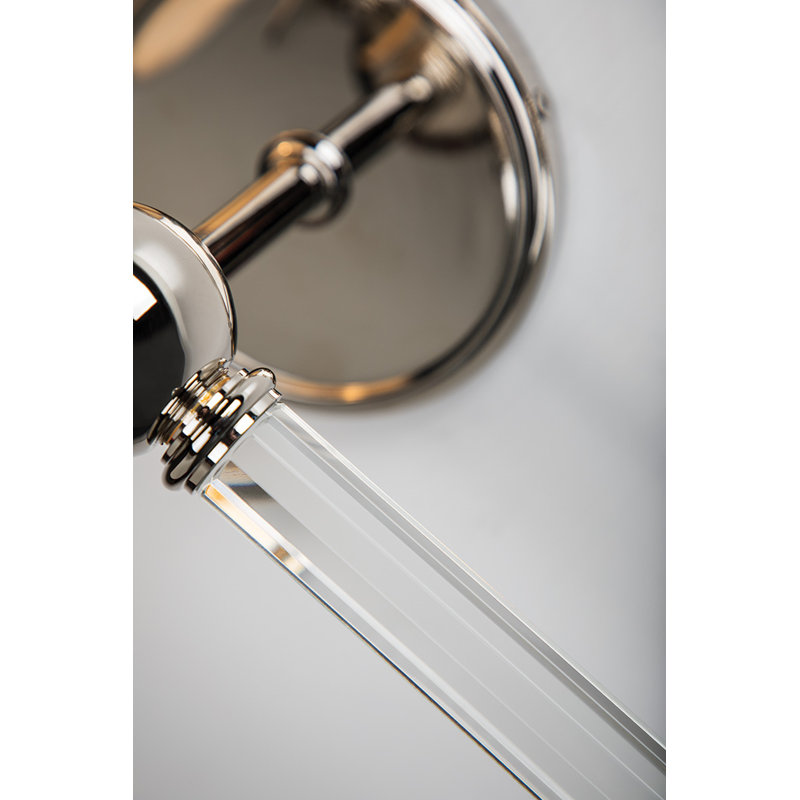 Gordon 1 - Light Flush Mounted Sconce, Polished Nickel