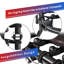 KINWELL 127cm Hexagon Fitness Trampoline with Handlebar-54636131