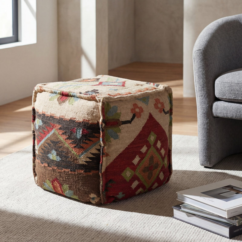Lambart Upholstered Pouf