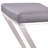 Bova Modern Backless Counter or Bar Height Barstool with Footrest in Metal and Faux Leather-23206437-41671422