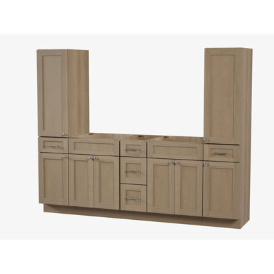 Ensemble de meuble-lavabo double 90 po Disar