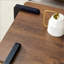 Table basse en noyer et panneau de fibres à densité moyenne pour petits salons Facile à assembler-1558459861