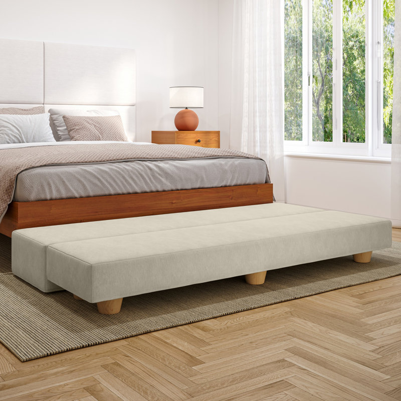 Banc convertible simple Palisades Camden, Ivoire