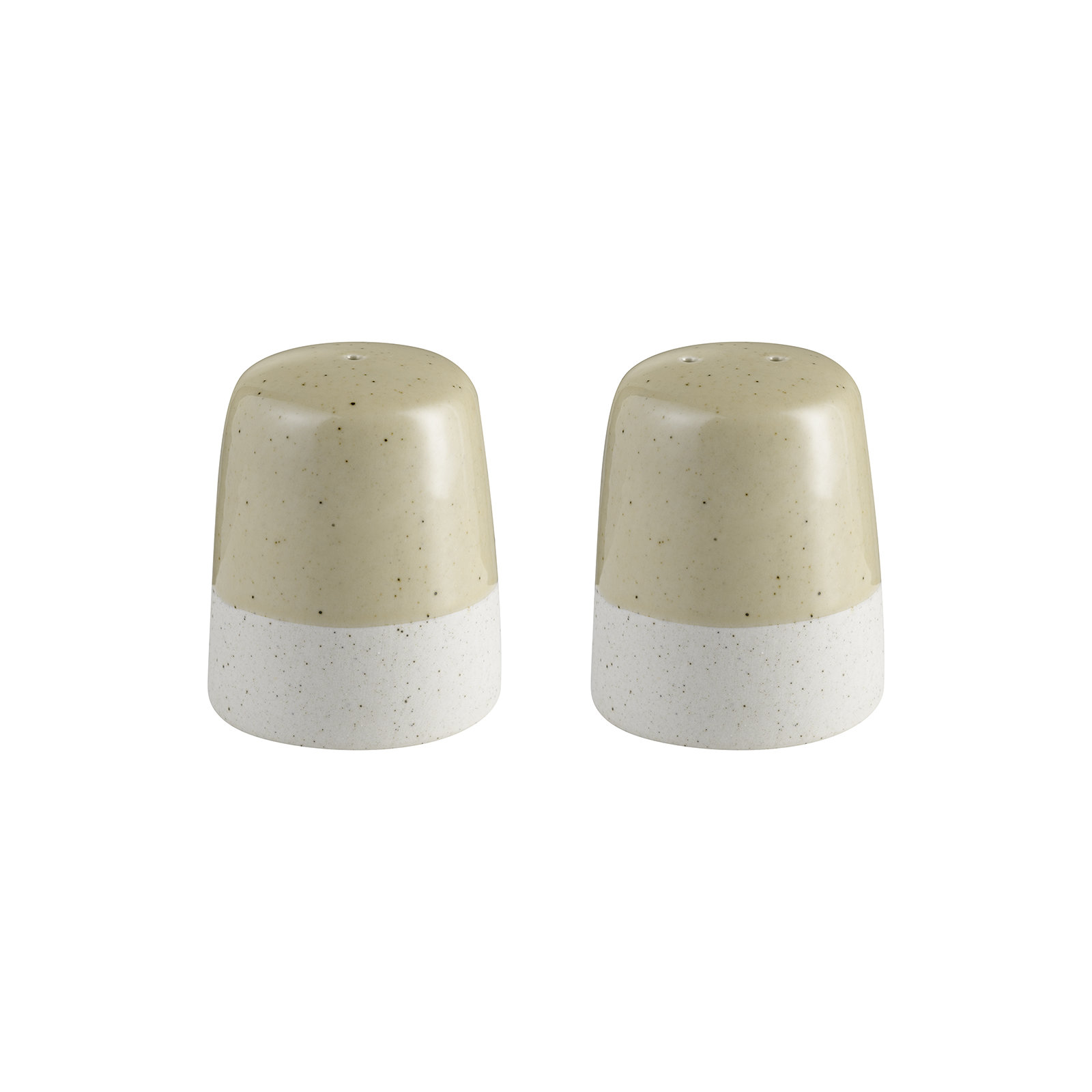 SABLO Ceramic Salt & Pepper Shakers, Yellow