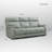 Triple-Motor Recliner Sofa 84" Genuine Leather Power Zero Gravity Rugile Reclining Couch with USB&USB-C Port-1395047976