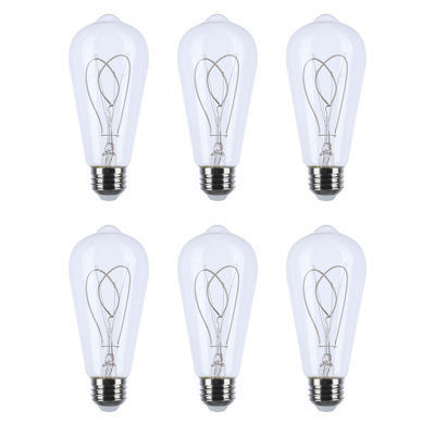 Deena 6W ST19 Loop LED Clear Bulb