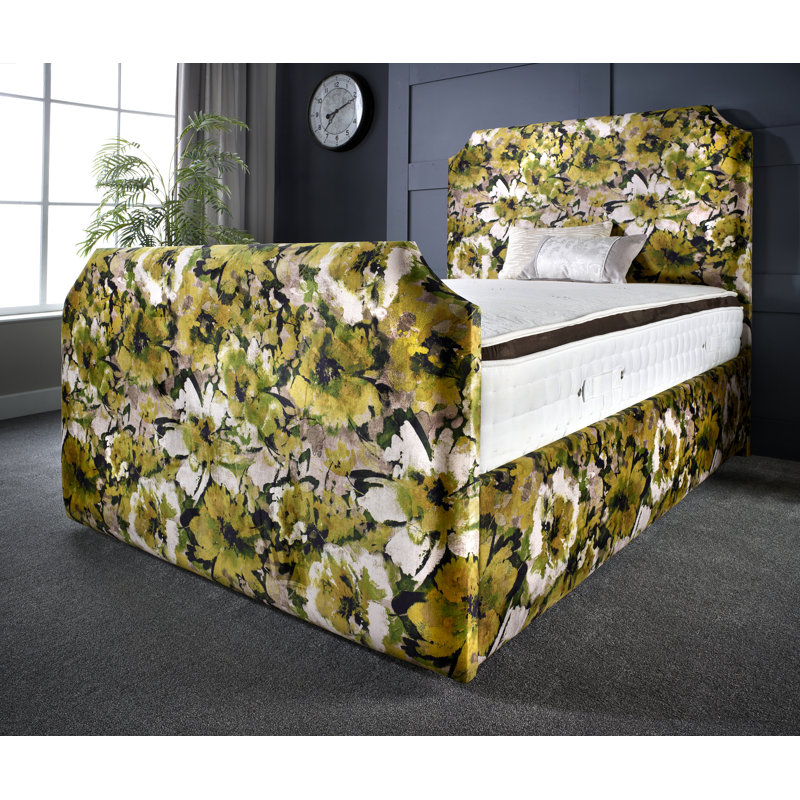 Luqman Upholstered Bed Frame, Small Double (4')