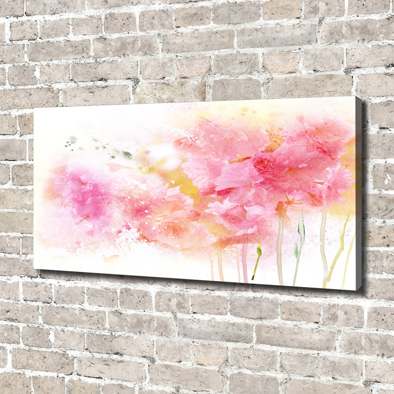 Flowers - Wrapped Canvas Print