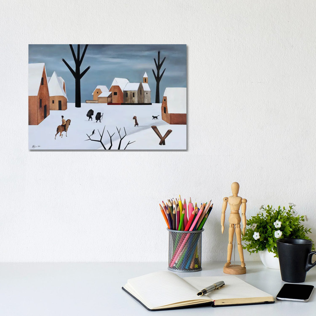 January Day by Alexander Trifonov - Wrapped Canvas Print
