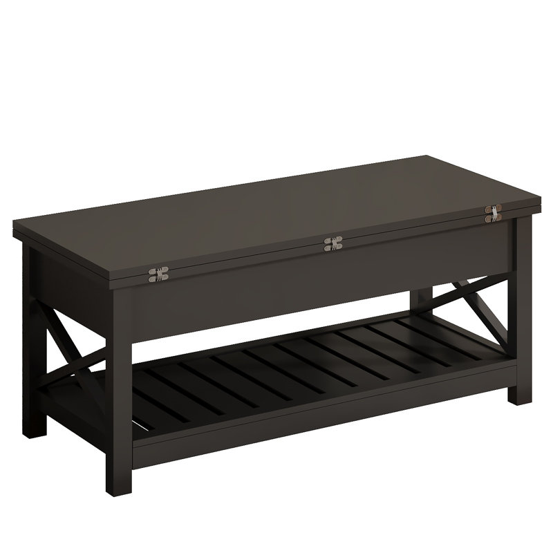 Keilan Single Coffee Table, Black, Black