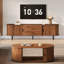 Meuble télé 70 po Mid-Century avec rangement et porte tambour-788090160