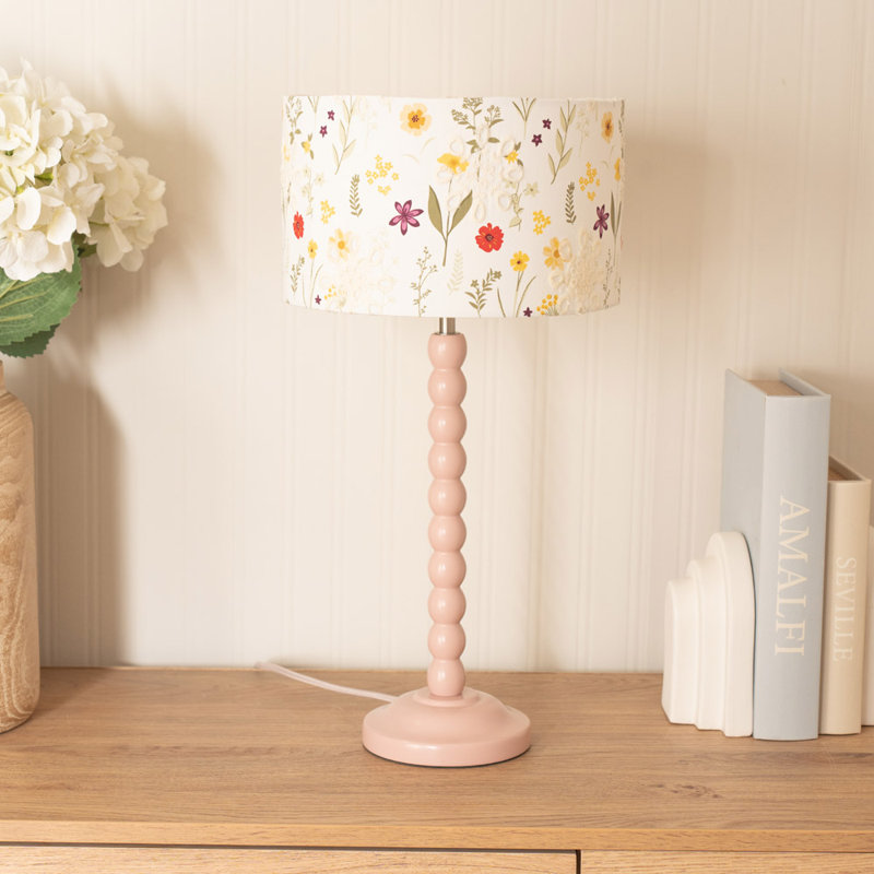 Morones Table Lamp, Pink, Yes