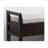 Meleze Espresso Storage Shoe Bench