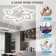 Kazuhito 33.46" 7 - Blade Reversible Dimmable LED Ceiling Fan With Remote Control And APP