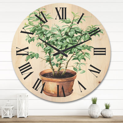 Horloge murale Ficus