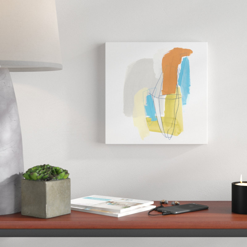 «Allegro I», peinture sur toile, H 12 po x l 12 po