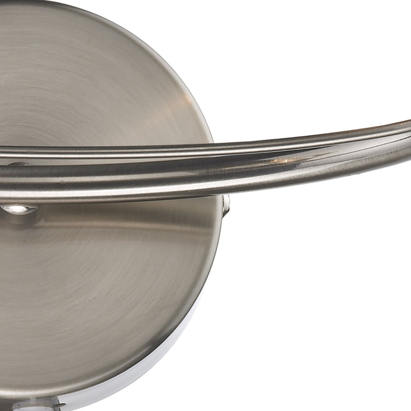 Greenhaw Armed Sconce, Satin Chrome