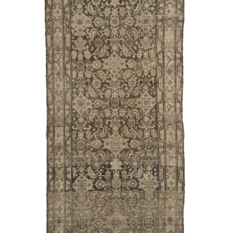 One-of-a-Kind 3'3 x 14'9 Hand Knotted Area Rug