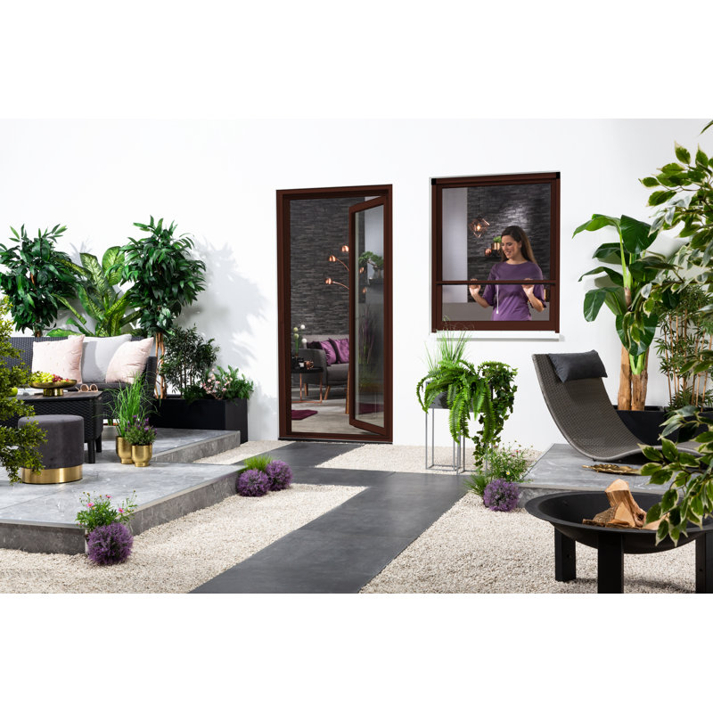 Roller Shade, 160 cm L x 160 cm W, Brown
