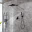 Robinet de douche de salle de bain avec valve brute-105356446